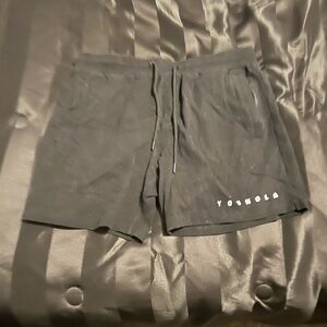 YoungLA Black Athletic Men's Shorts